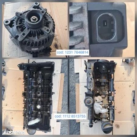 Anexe motor B47 BMW alternator capac chiuloasa termoflot bujie incandescenta pompa inalta presiune suport alternator - 2