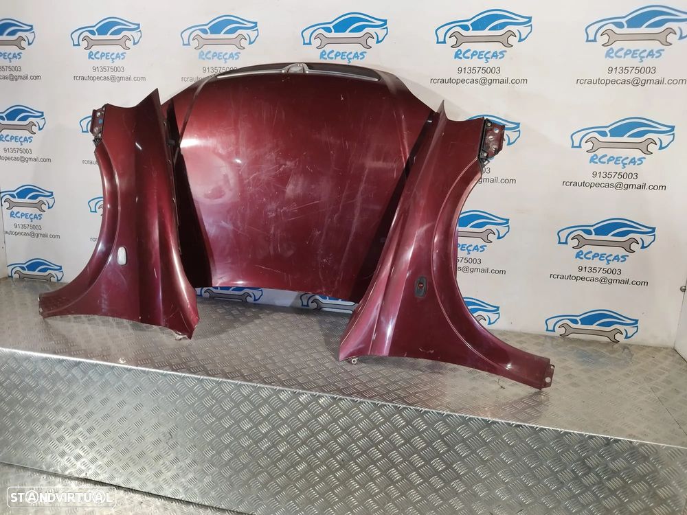 FRENTE COMPLETA OPEL ASTRA G T98 CAPOT PARACHOQUES GUARDA-LAMAS OTICAS FRENTE FIBRA RADIADOR VENTILADOR REFORÇO - 13