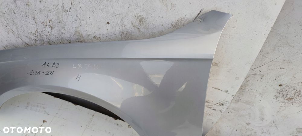 BŁOTNIK LEWY PRZÓD AUDI A4 B8 2008-2011 LX7W *5 - 10