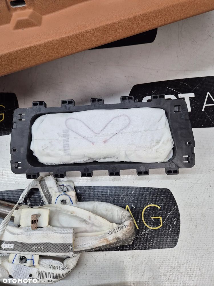 G30 G31 SERIA 5 KOKPIT DESKA KONSOLA PULPIT PODUSZKA AIRBAG AIR BAG PASY KIT SET - 12