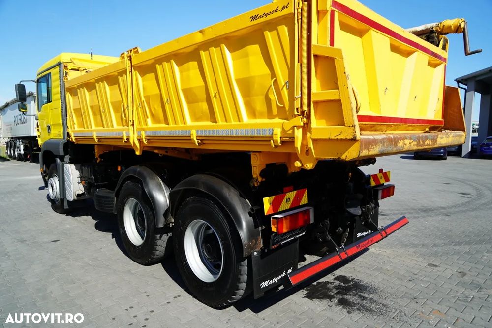 MAN TGA 26.410 / 6x4 / BASCULATOR 3 LATURĂ / MEILLER KIPER / MANUAL / - 18