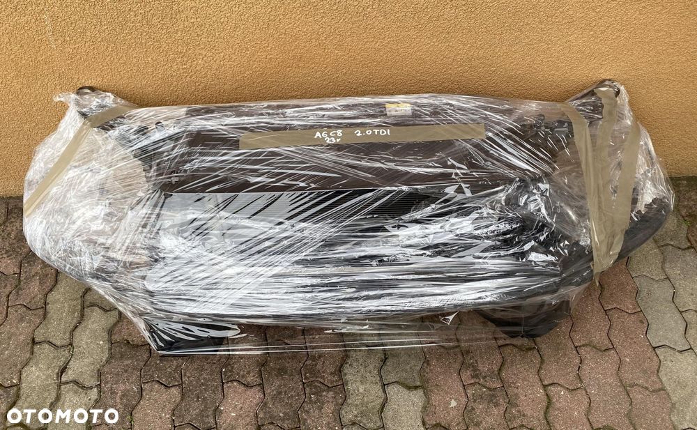 AUDI A6 C8 4K 2.0 TDI PAS PRZEDNI KOMPLETNY CHŁODZNICE WENTYLATOR - 2
