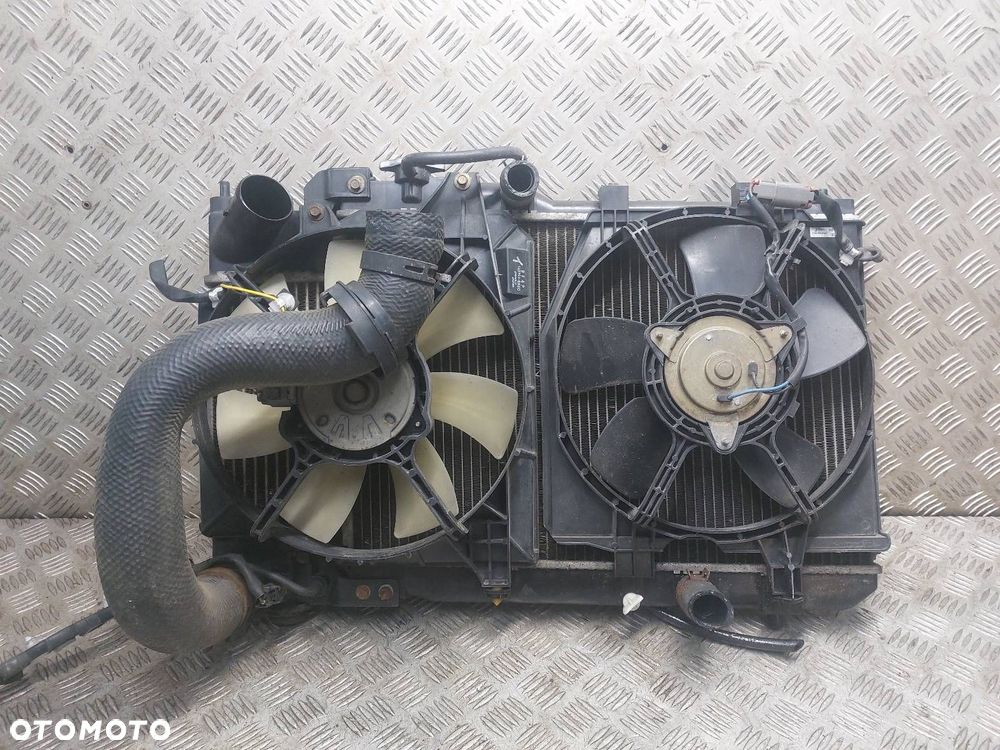 CHŁODNICE KOMPLET + WENTYLATOR MAZDA 323F BJ 2.0 TD 122750-6660 - 4