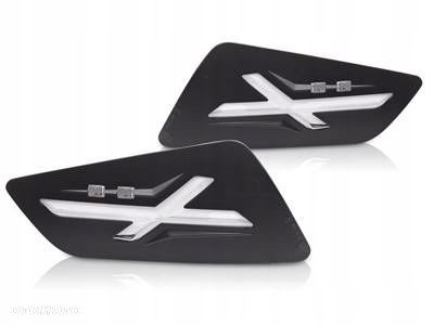 kierunkowskazy migacze przednie vespa gts / gtv 300cc black led mat - 1