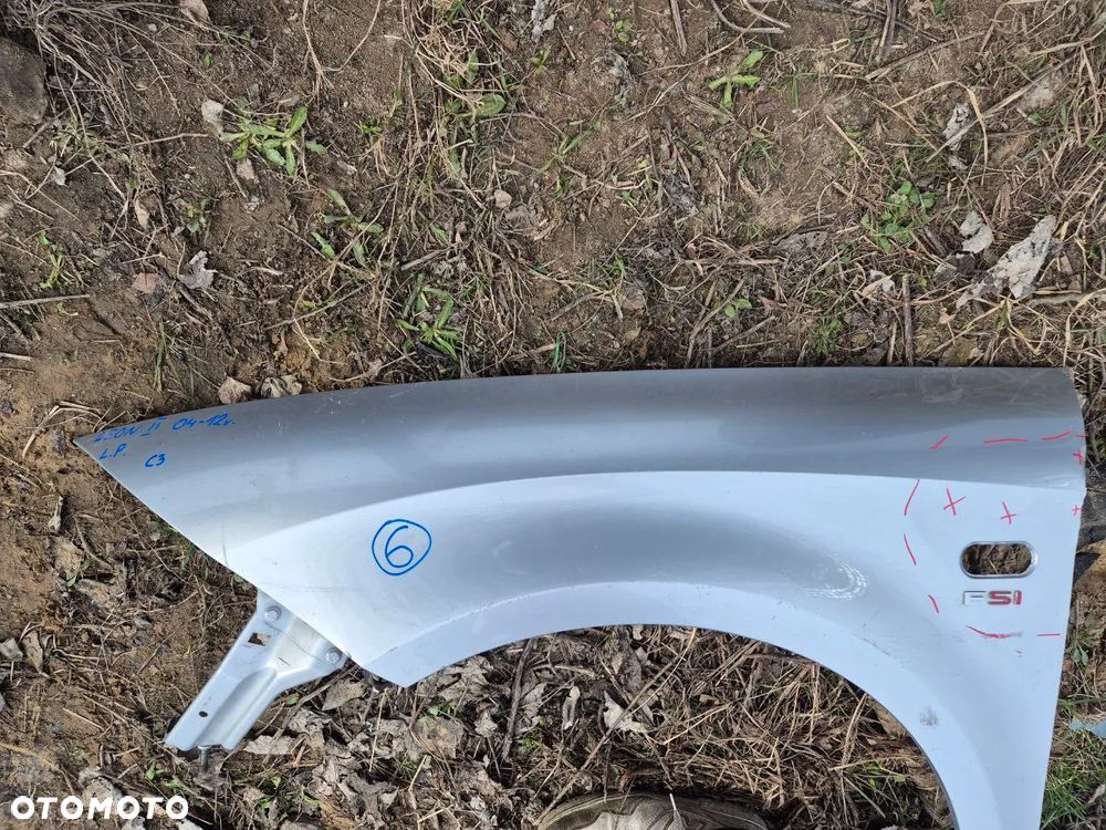 SEAT LEON II DRZWI / KLAPA / BŁOTNIK / ZDERZAK 05-12r CZARNY / SREBRNY - 14