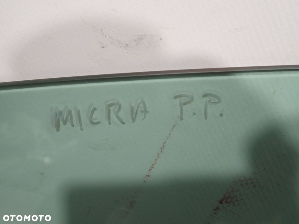 SZYBA BOCZNA PRAWA PRZEDNIA DRZWI NISSAN MICRA K12 C+C - 4