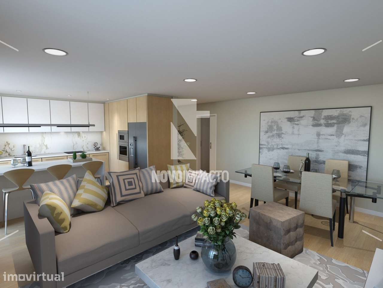 Apartamento T2+1 com Terraço de 90 m² e Parqueamento | Acabamentos... - Grande imagem: 2/16