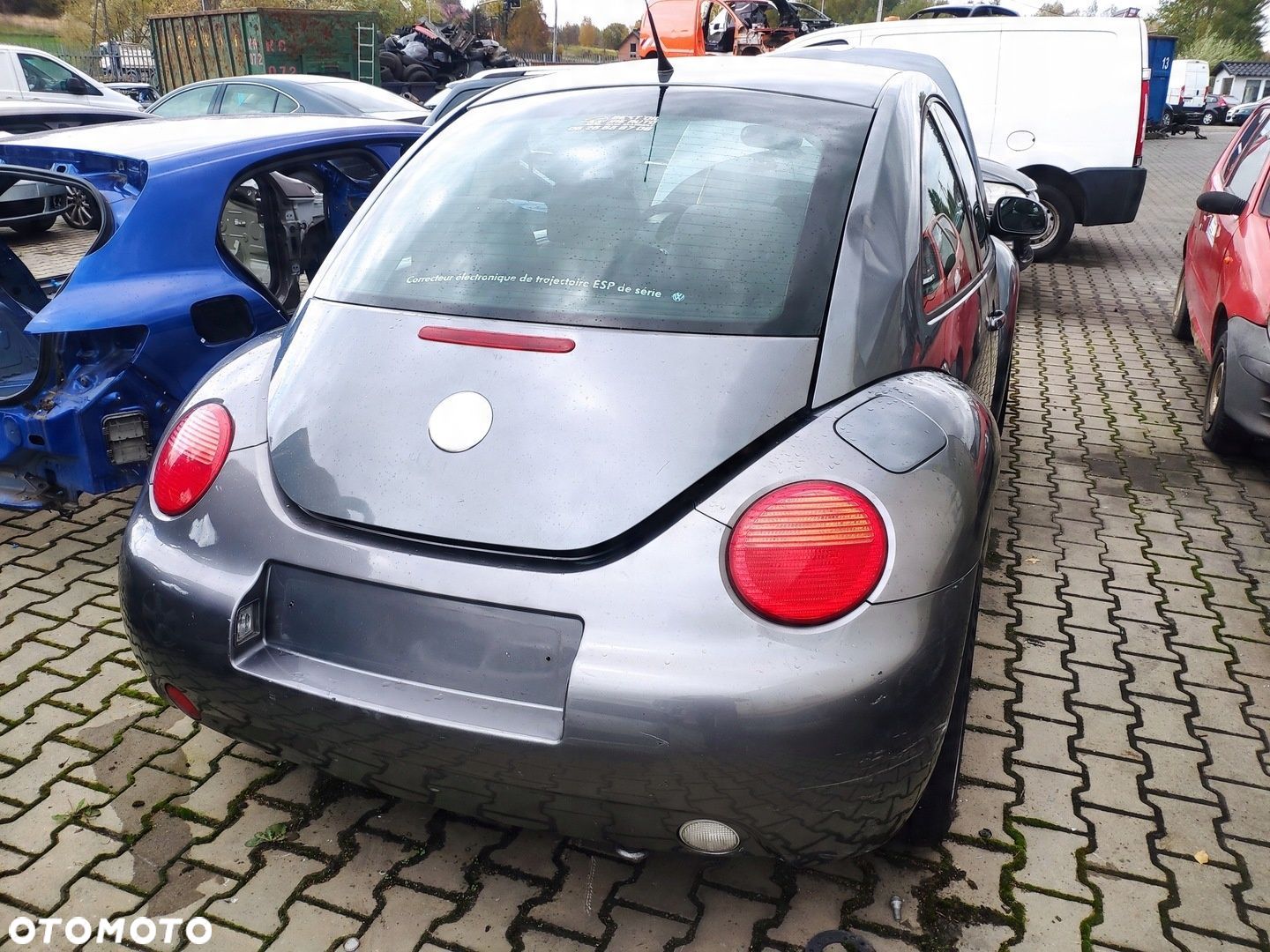 VW NEW BEETLE 1C KLAPA BAGAŻNIKA SZYBA LD7X - 1