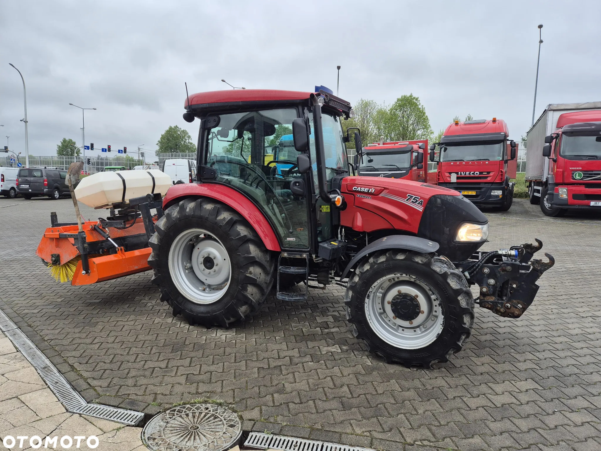 Case IH Y1 FARMALL 75A / TYLKO 1853MTH! / 1 WŁ / STAN BARDZO DOBRY / PŁUG + ZAMIATARKA / MOZLIWY TRANSPORT / OKAZJA RYNKOWA! - 9
