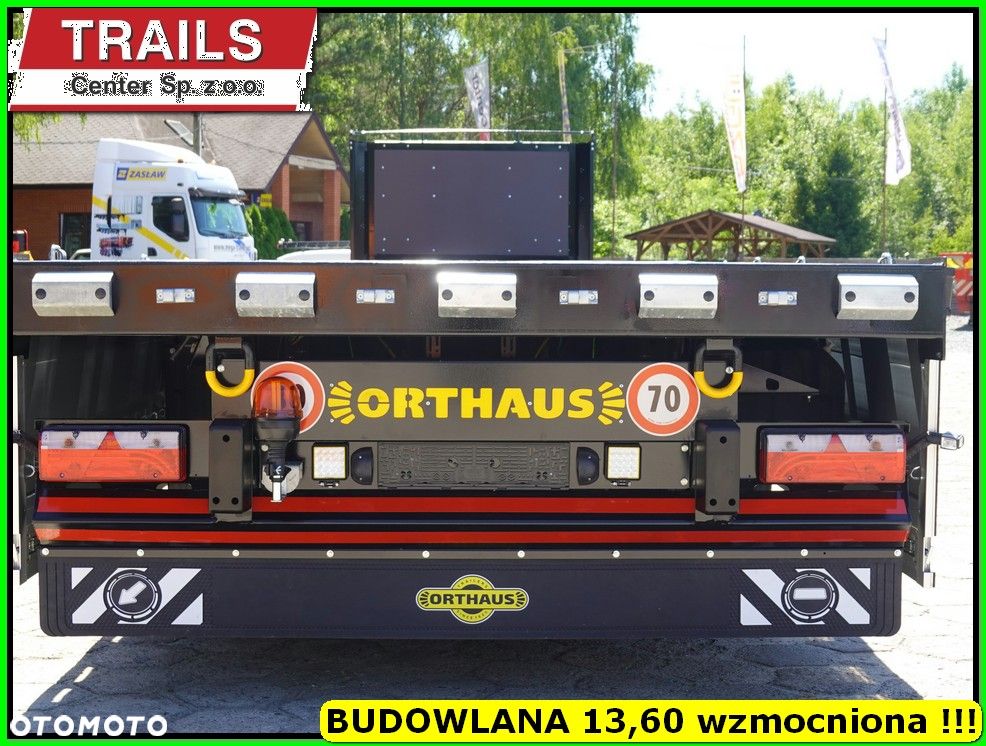 Orthaus Pokład 13,60 m, MOCNA KRATOWNICA, burty aluminiowe !!! - 11