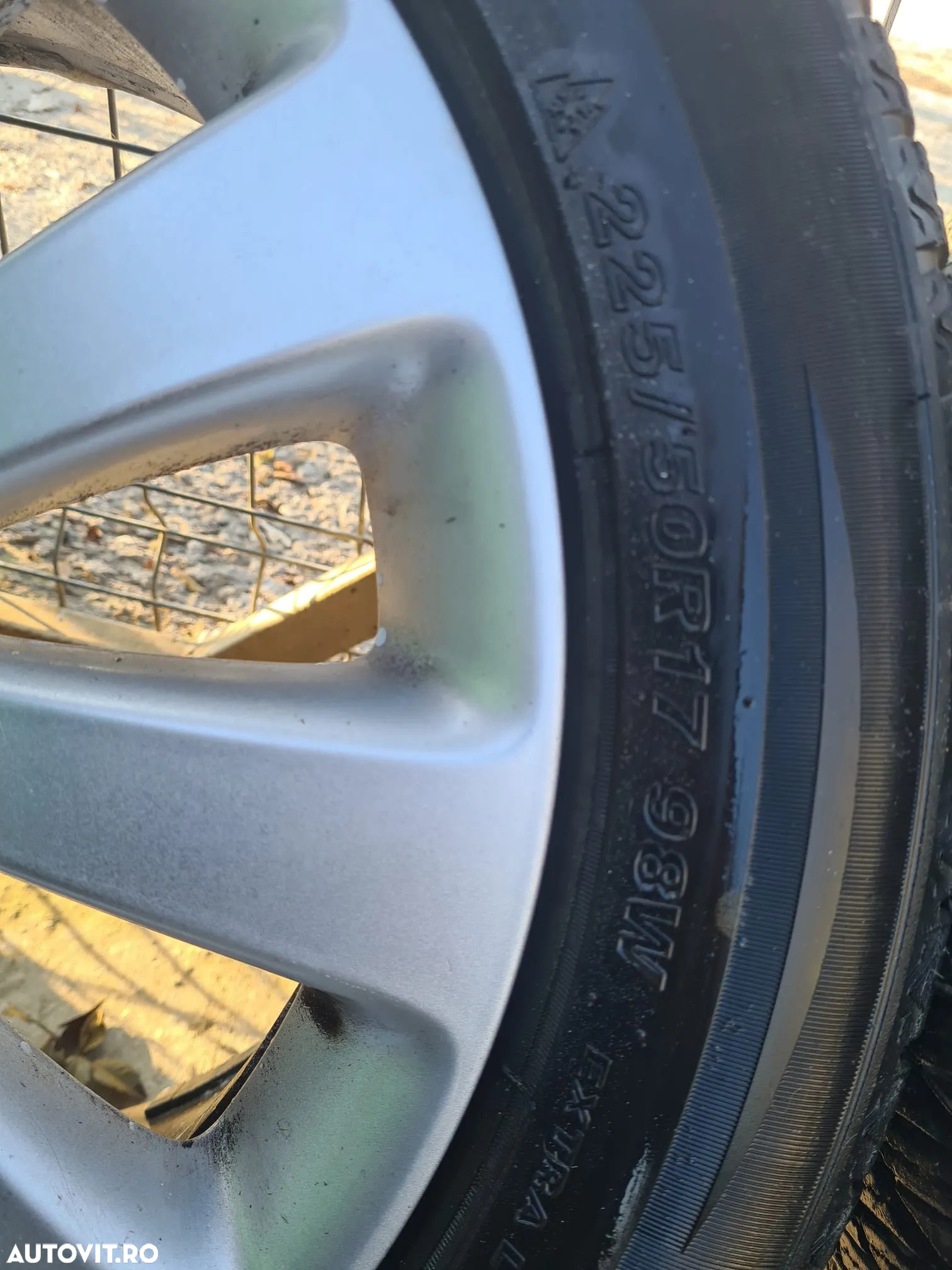 Janta aluminiu de rezerva  cu cauciuc 5×115 Opel Zafira C ,225/50/17 - 4