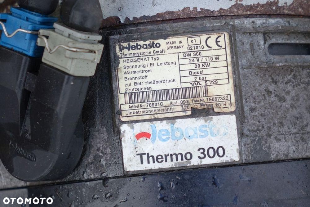 OGRZEWANIE POSTOJOWE DW 300 WEBASTO THERMO 300 DW300 - 4