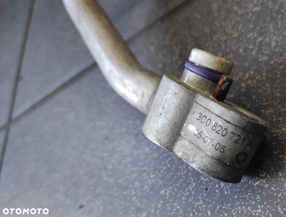 PRZEWÓD RURKA KLIMATYZACJI 3C0820721A VW PASSAT B6 B7 CC - 2