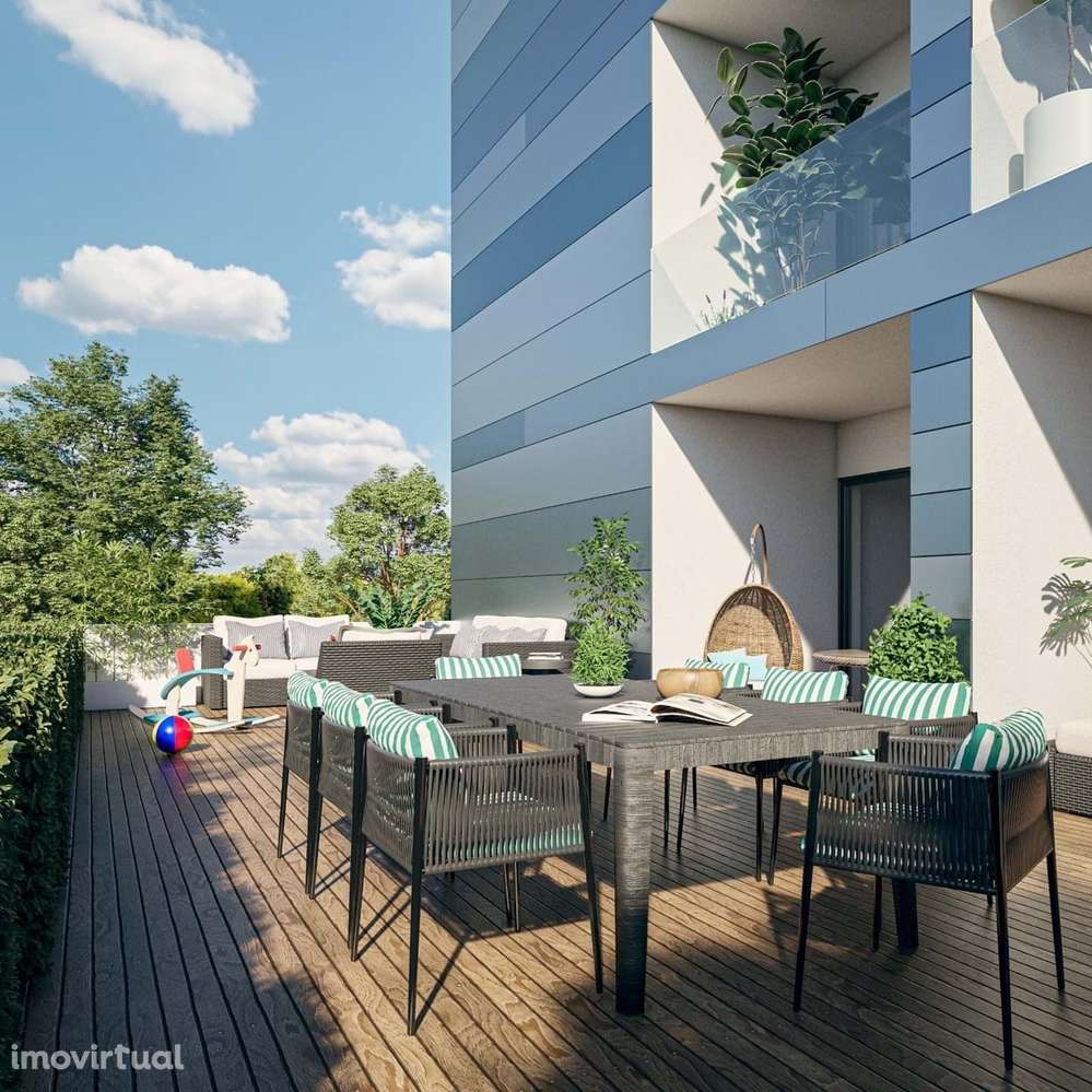 Apartamento T2 | Novo |  Águas Santas | Espaço Exterior - Grande imagem: 3/16