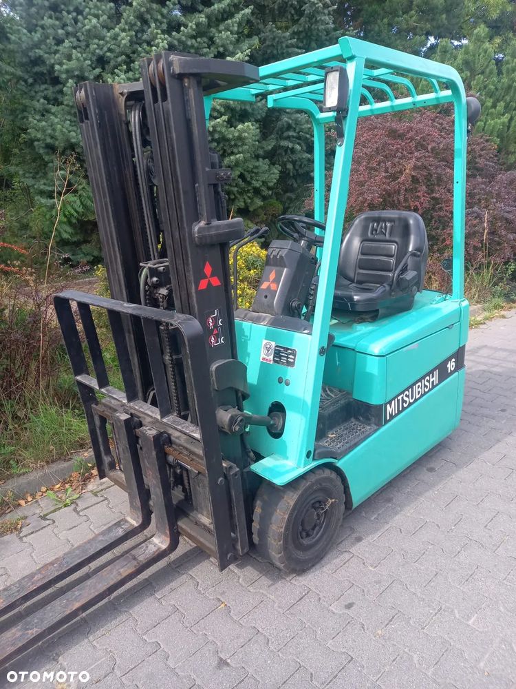 Mitsubishi FB16KT, Triplex 4,3m, bateria 2022 r.