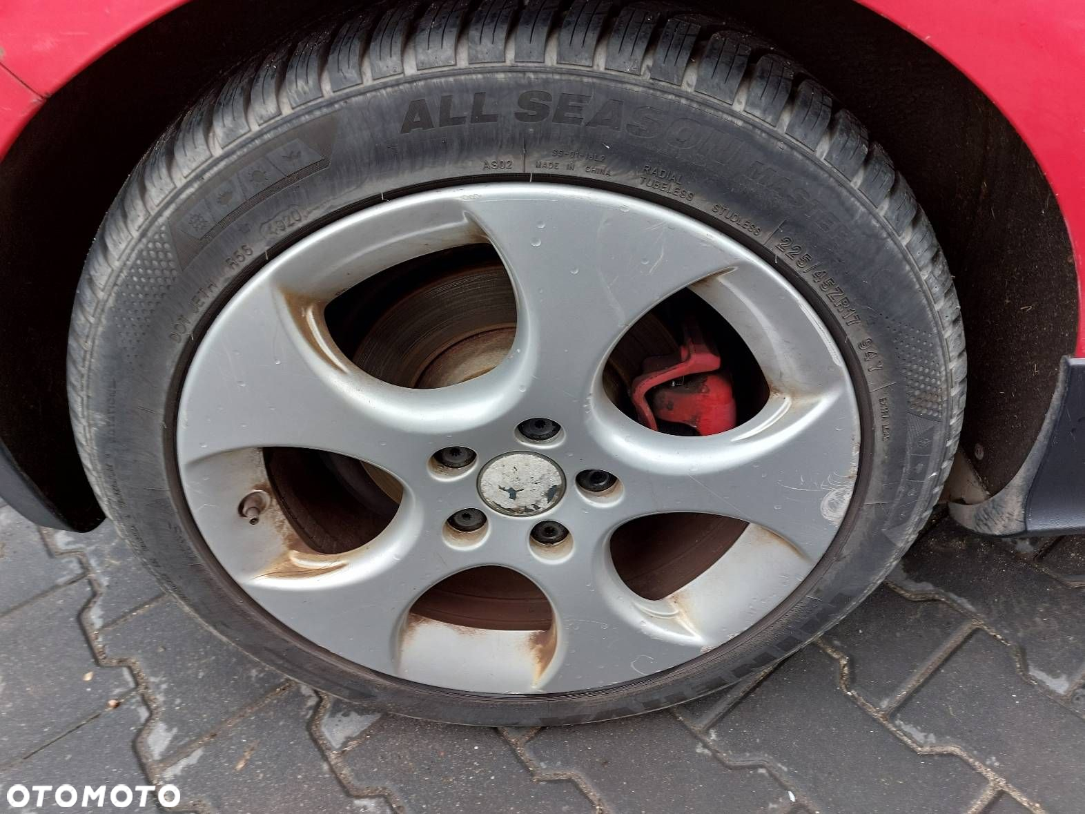 VW GOLF V GTI FELGI 17 CALI RONAL 5x112 ET 51 KOMPLET 1K0601025BB - 5
