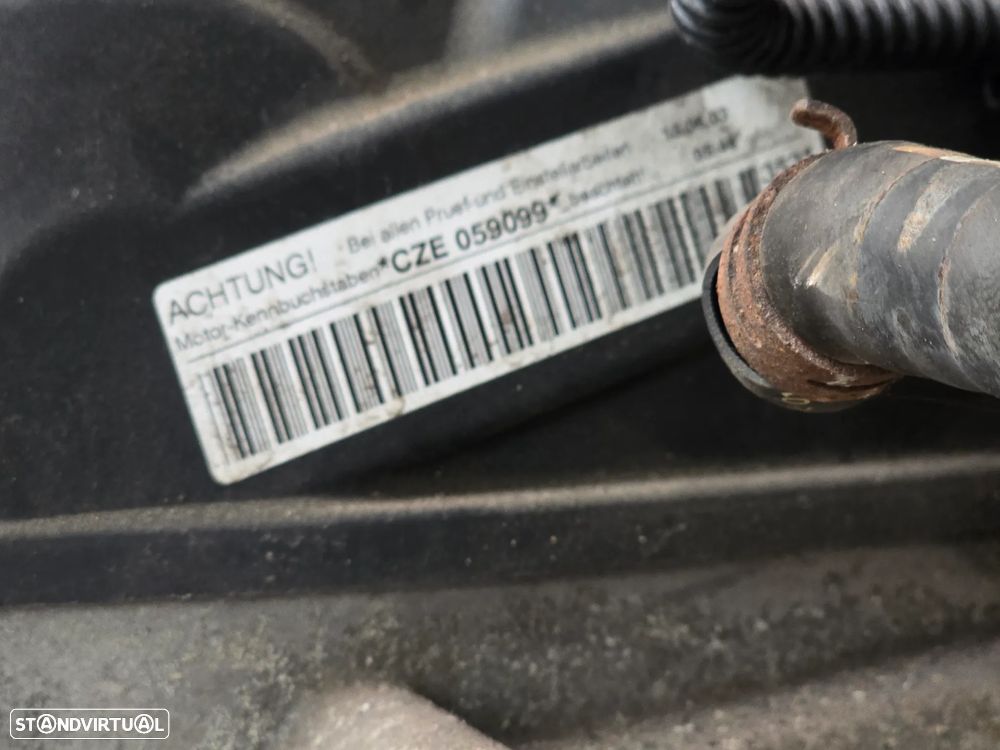 Motor para peças motor componentes para audi a3 8v golf7 1.4 tfsi gasolina 150cv  CZE 2014- 170 000km - 5