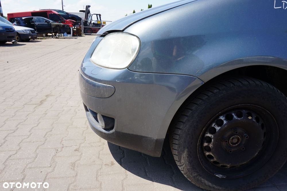 MASKA ZDERZAK BŁOTNIKI LAMPY TOURAN I 1T LD7X  VOLKSWAGEN 2003-2006 SZARY PRZÓD KOMPLETNY - 7