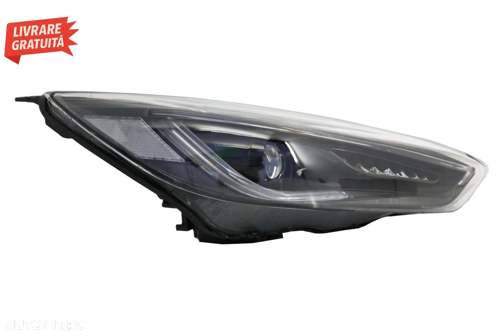 Faruri LED DRL Ford Focus III Mk3 Facelift (2015-2017) Bi-Xenon Design Semnalizare- livrare gratuita - 4
