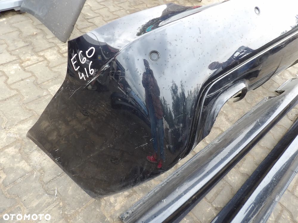 BMW - E60 - KOLOR 416 - M PAKIET - LIFT - ZDERZAK PRZEDNI - ZDERZAK TYLNY - PROGI - KOMPLET - ORYGINAŁ - 7