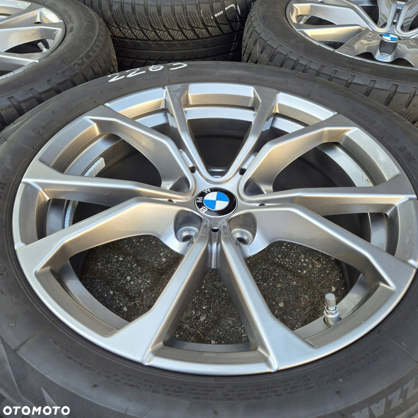 ZIMA FELGI KOŁA 17 BMW 3 G20 G21 4 G22 G23 G26 225/50 R17 GRAFITOWE - 9