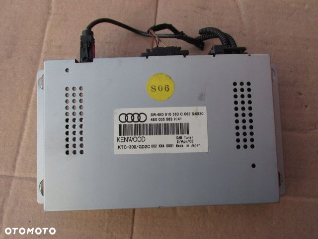 Audi A8 D3 lift Moduł sterownik tuner radia 4E0910563C - 2