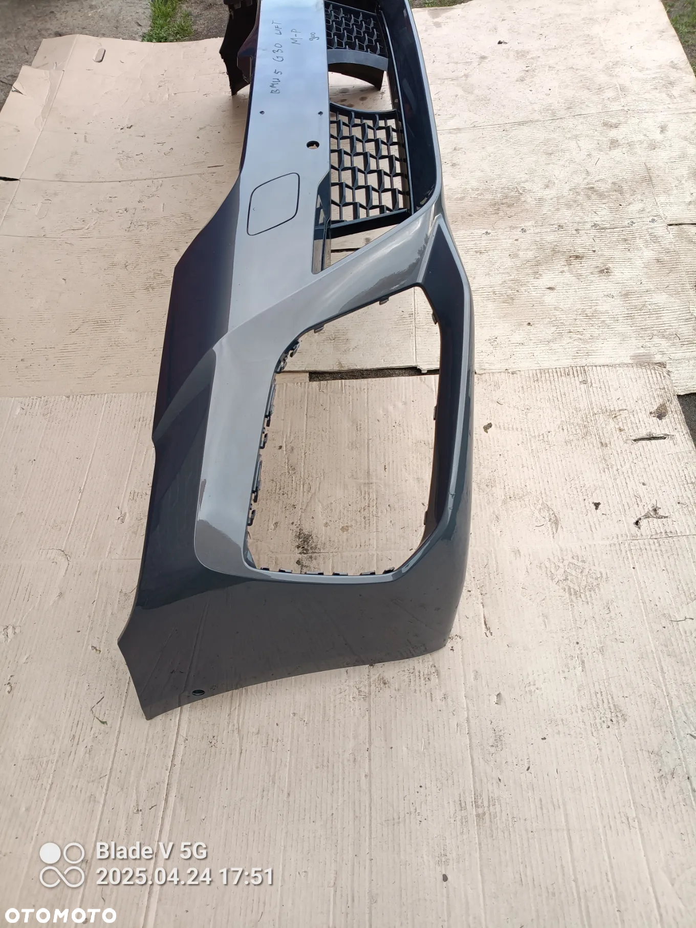 Zderzak przód BMW serii 5 G30 Lift M-pakiet PDC - 7