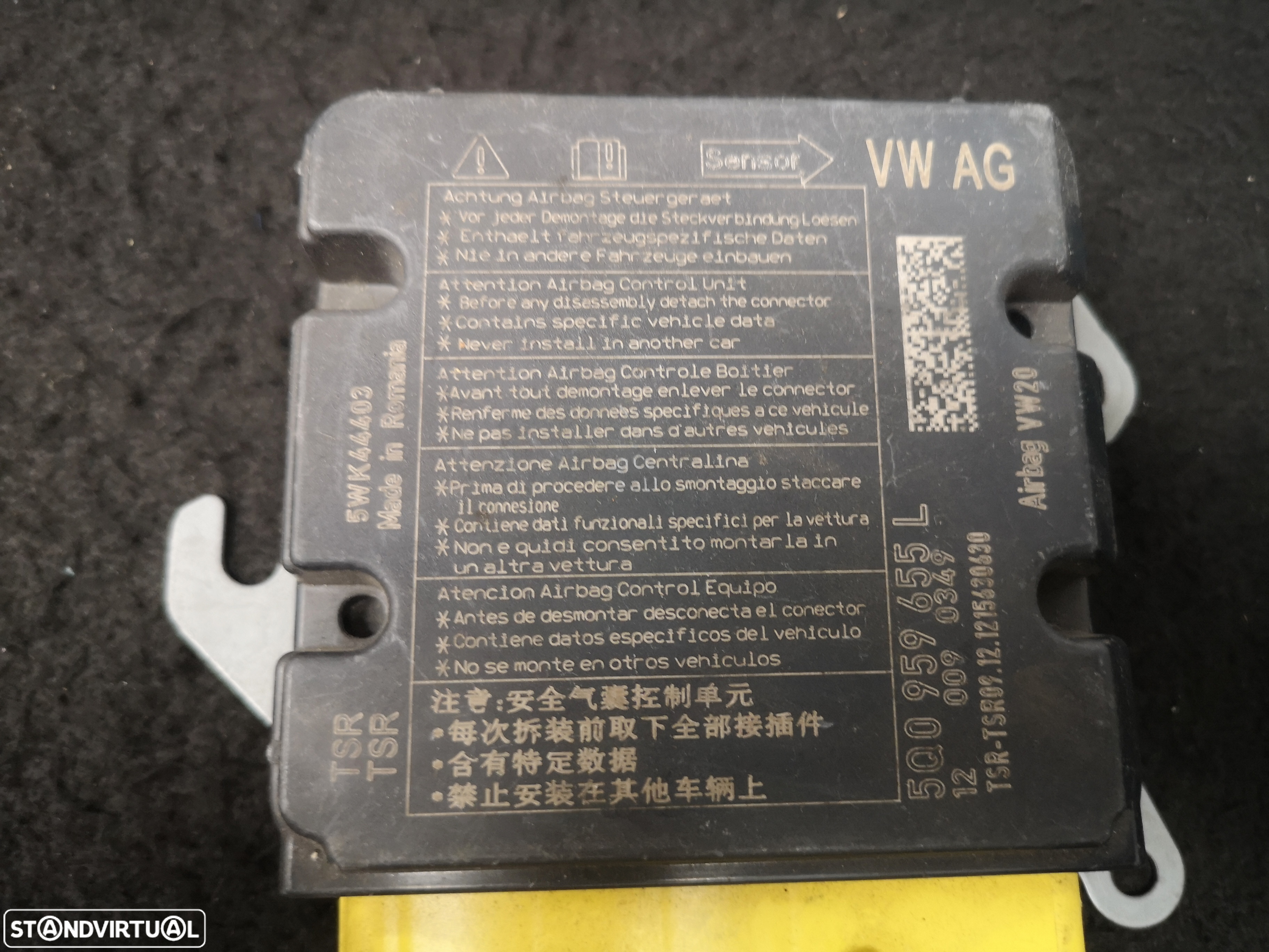 Centralina de airbag audi volkswagen 2014+ - 3