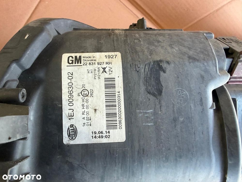 Lampa prawa przednia prawy przód Opel Insignia A EUROPA - 6