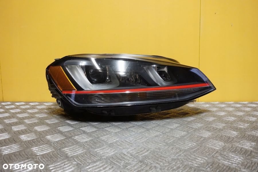 VW GOLF VII HELLA GTI 2015- REFLEKTOR LAMPA XENON Z LED PRAWA USA - 1