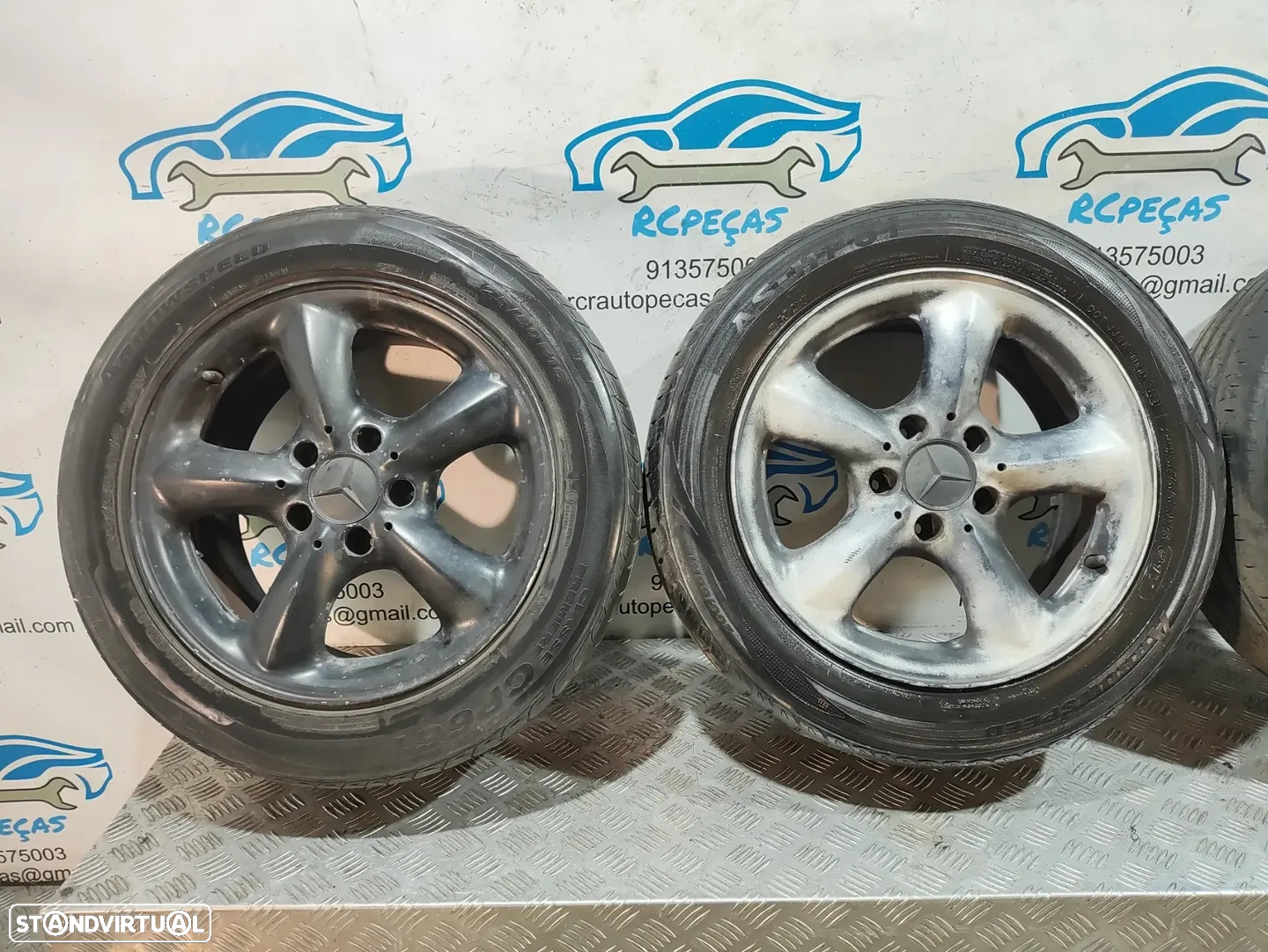 Jantes 16" Mercedes Benz - SLK R170 - ORIGINAIS - 7J - 8J | ET37 - ET30 | 5x112 - 16 Polegadas | A1704010802 |  A1704010702 | Jante | 5 x 112 | 225 50 16 - 205 55 16 | Pneus - 5