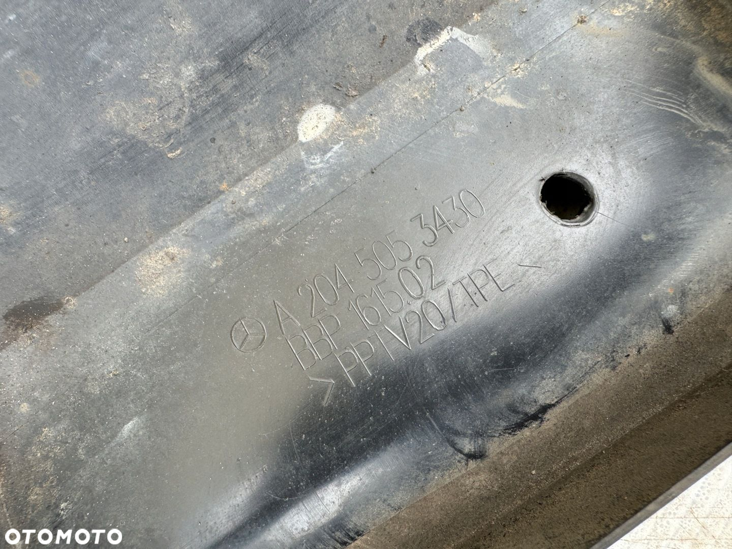 Kierownica Powietrza Pod chłodnice Mercedes C klasa W204 A2045053430 - 5