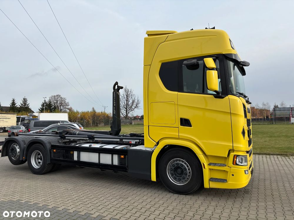 Scania S450 6x2  Meiller RS 21.70 hakowiec , bezwypadkowa , serwis w Scania, (nie HIAB, PALFINGER, VDL, HYVA,) Nowy model NG , model Scania S - 5