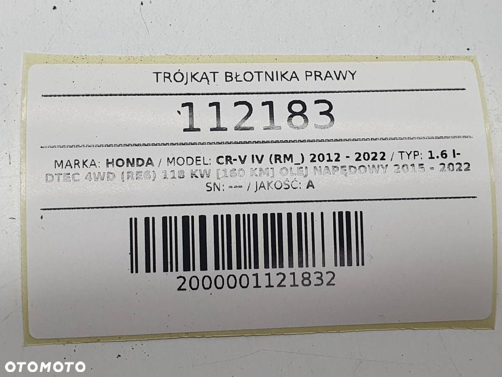 TRÓJKĄT BŁOTNIKA PRAWY PRZÓD - 7