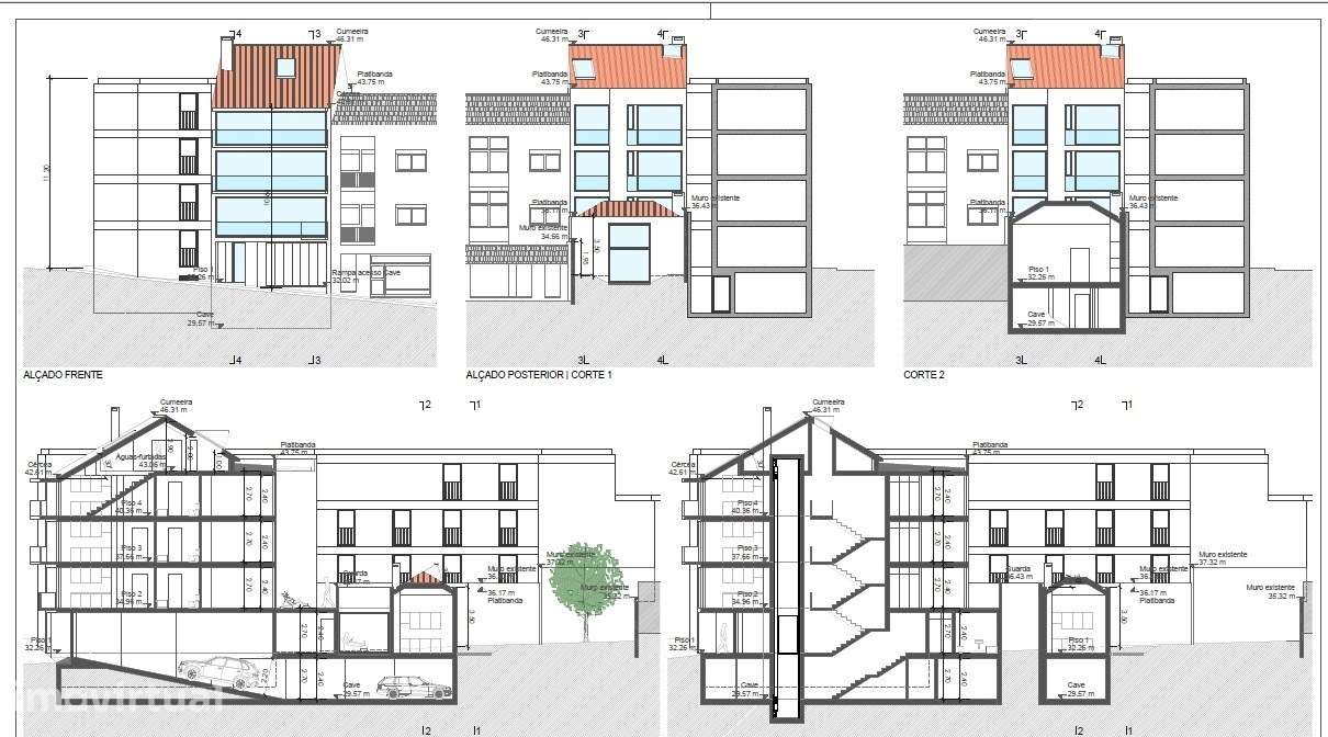 Moradia p/ reabilitar na Foz com jardim c/ PIP aprovado para 4 apartam - Grande imagem: 5/8
