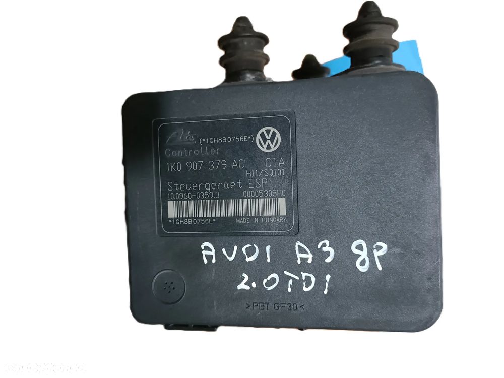 AUDI A3 8P 03-12 2,0 TDI pompa hamulcowa ABS 1K0614517AE 1K0907379AC * - 5