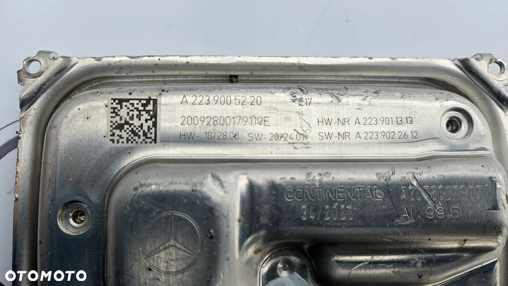 MERCEDES S-KLASA W223 przetwornica LED Moduł A2239005220 - 3