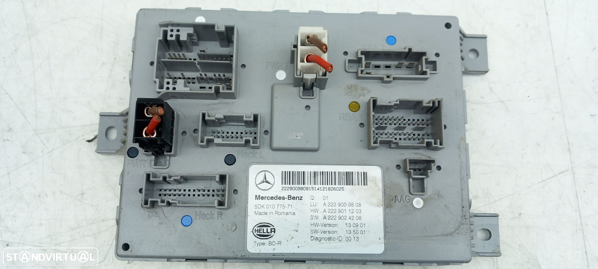 Caixa fusíveis / SAM / BSI MERCEDES-BENZ Classe S (W222, V222, X222) - 1