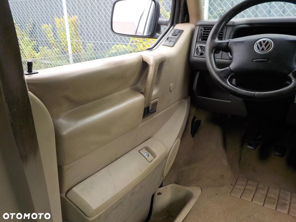 VW T4 MULTIVAN CARAVELLE ŚRODEK TAPICERKI WNĘTRZE KRÓTKI SKÓRA BEŻ - 11