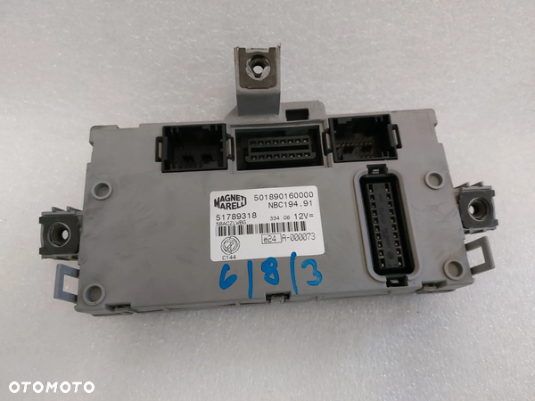BODY KOMPUTER MODUŁ BSI FIAT CROMA 51789318