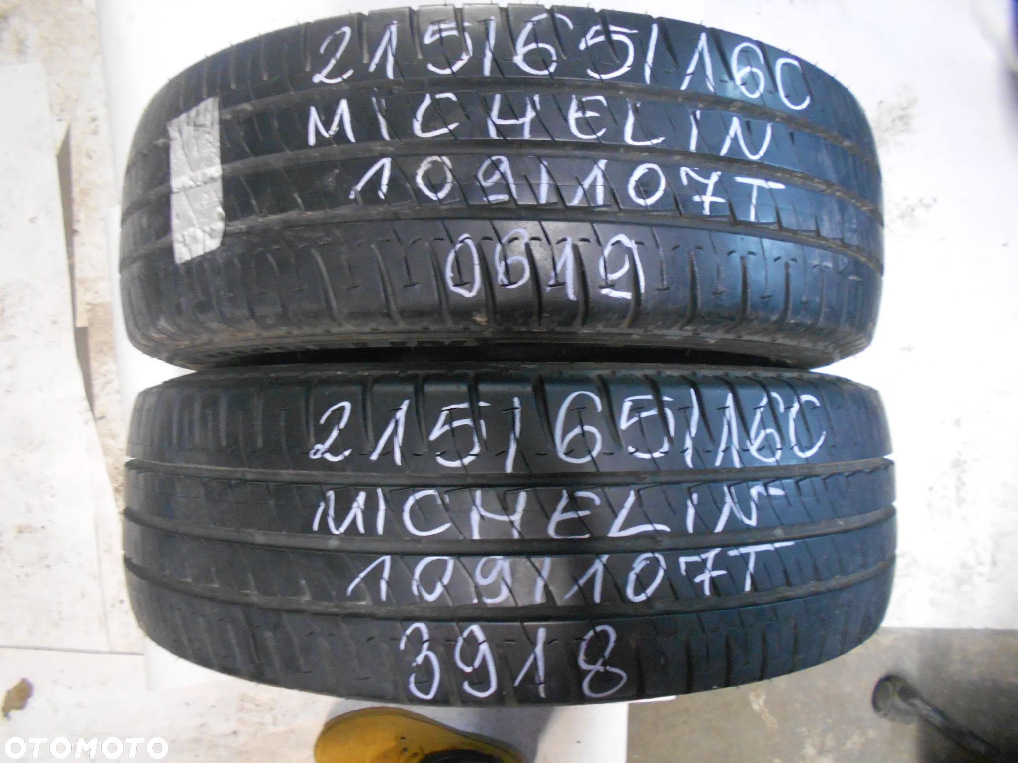 OPONY 215/65R16C MICHELIN AGILIS DOT 0619 / 3918 9.5MM - 1