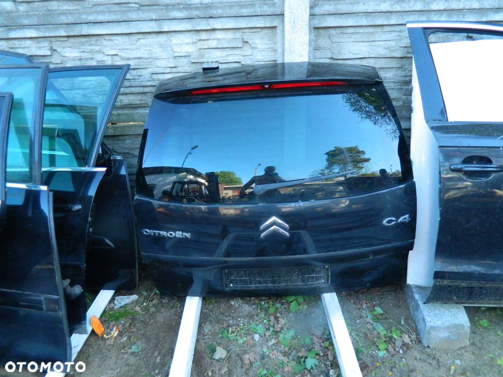 Citroen C4 Grand Picasso Klapa Pokrywa Bagażnika Czarna Kompletna - 1