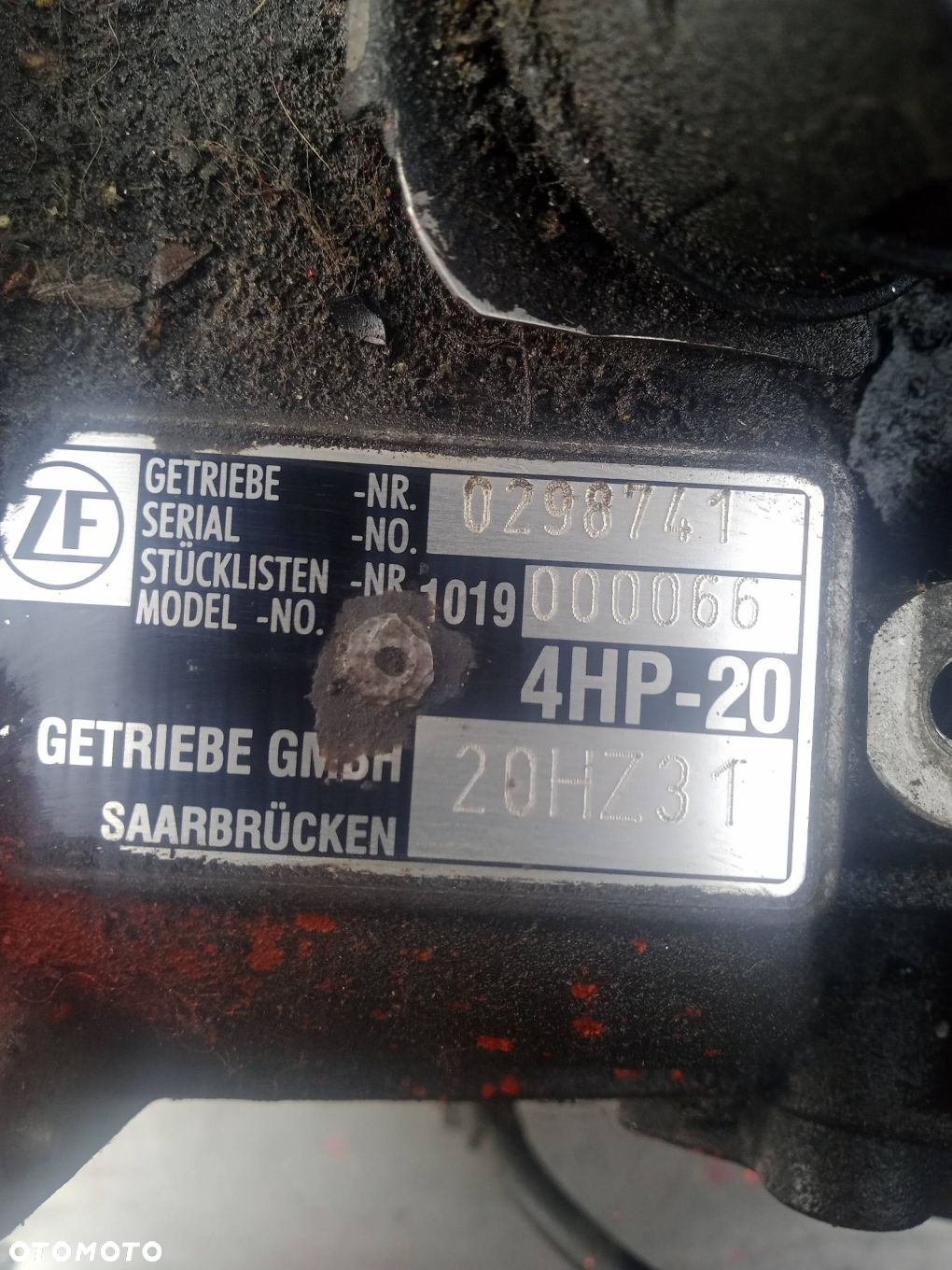 SKRZYNIA BIEGÓW AUTOMAT 20HZ31 4HP20 PEUGEOT 407 SW - 6