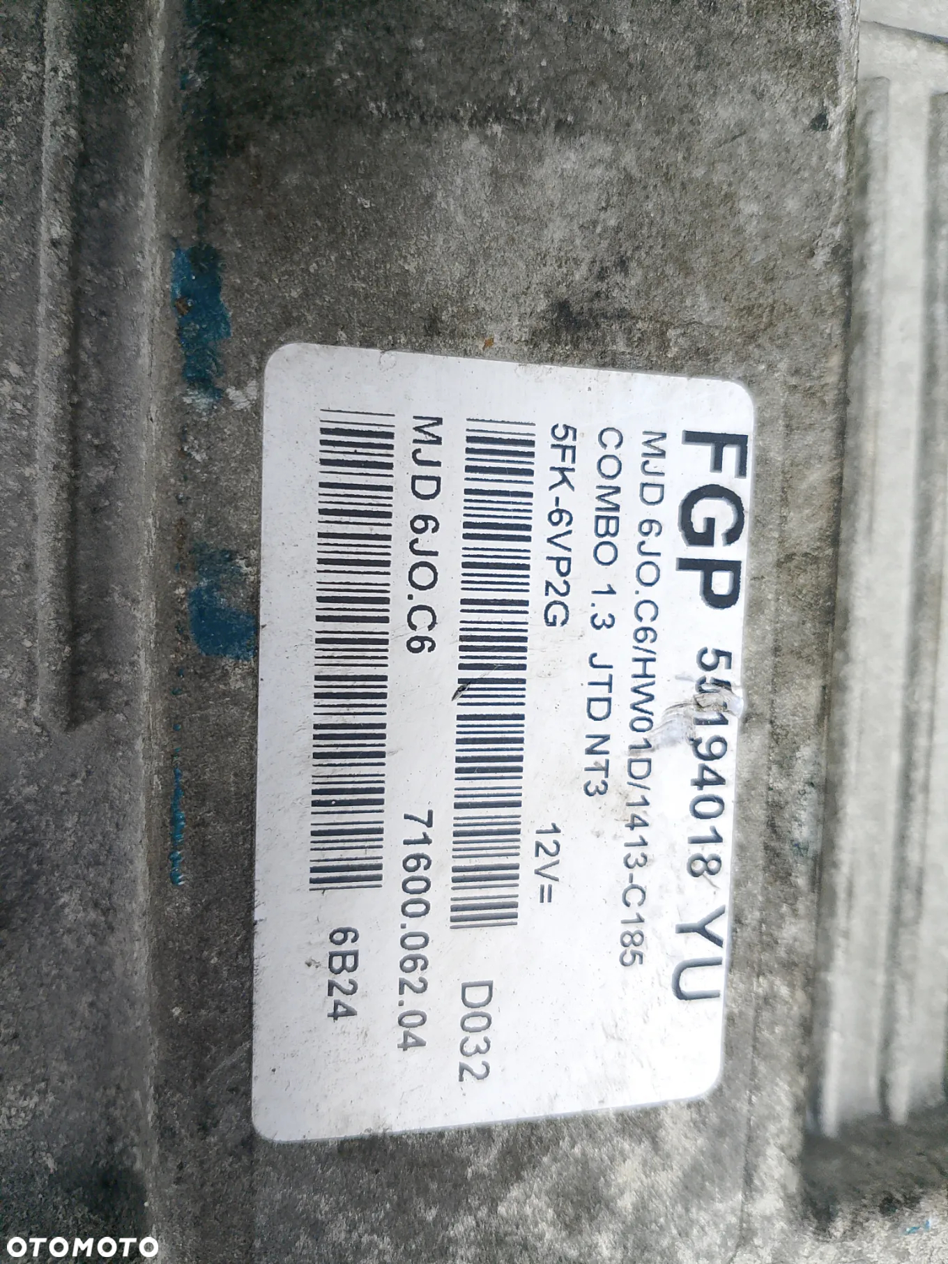 Kompletny silnik 1.3 CDTI JTD Opel Combo 2007r. euro 4 - 6