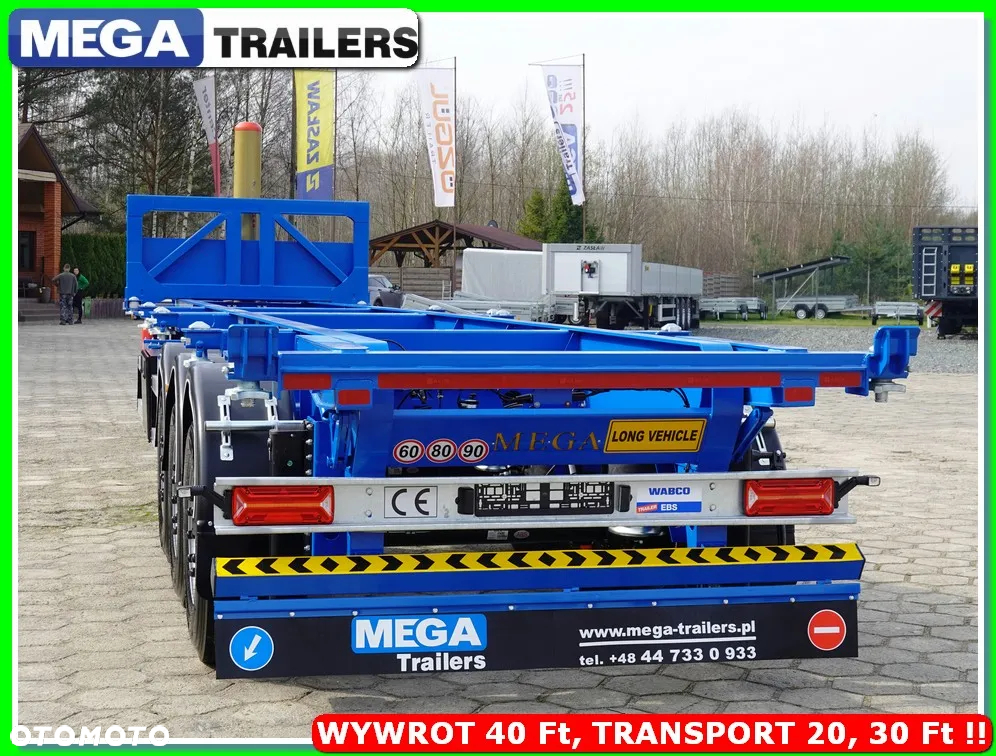 Mega 65 m³ wywrotka na kontener 40 Ft / do 44,0 T DMC zestawu !!! - 9