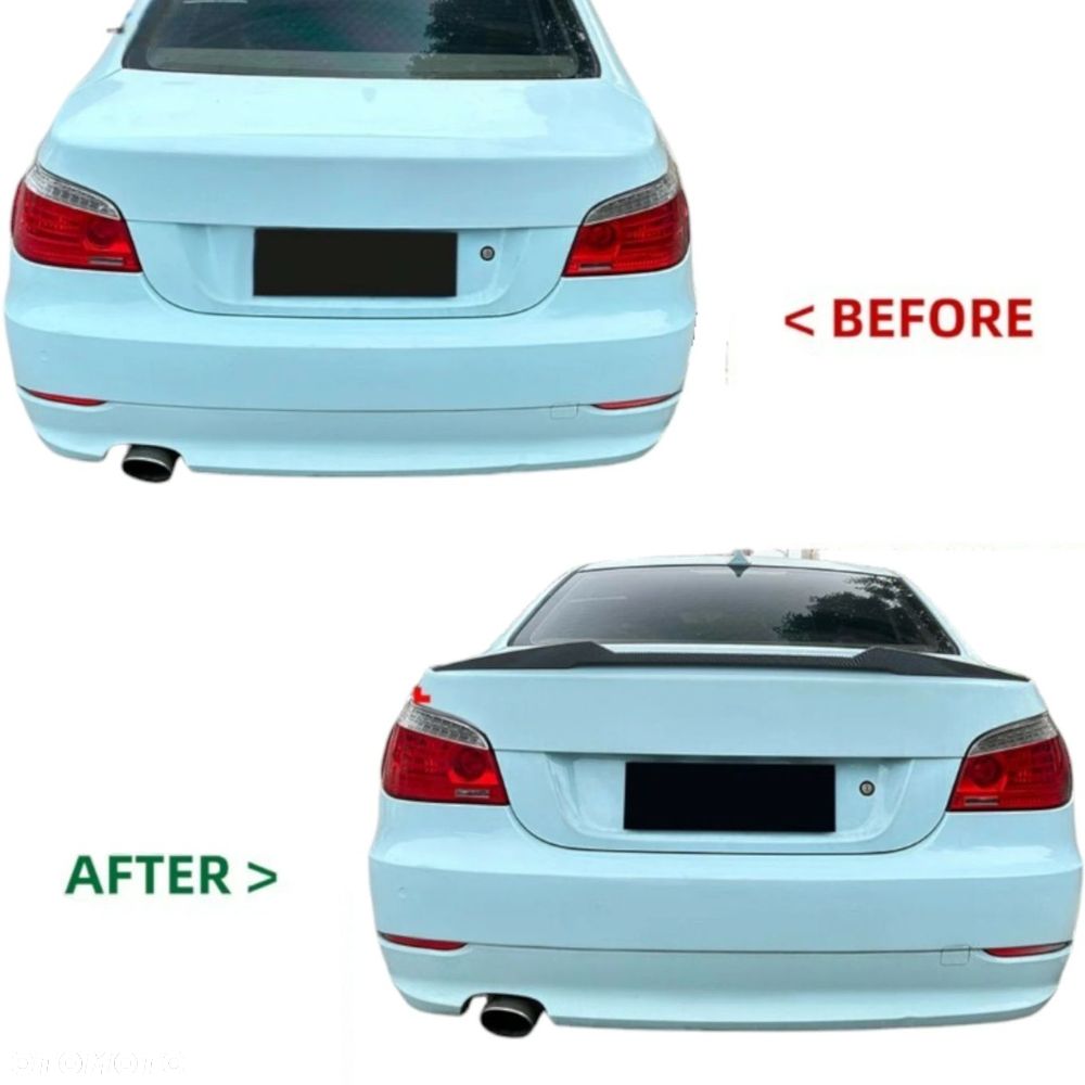 SPOILER BMW 5 E60 01-10 LOTKA M4 LOOK TYŁ SPOJLER KLAPY BAGAŻNIKA DOKŁADKA - 2