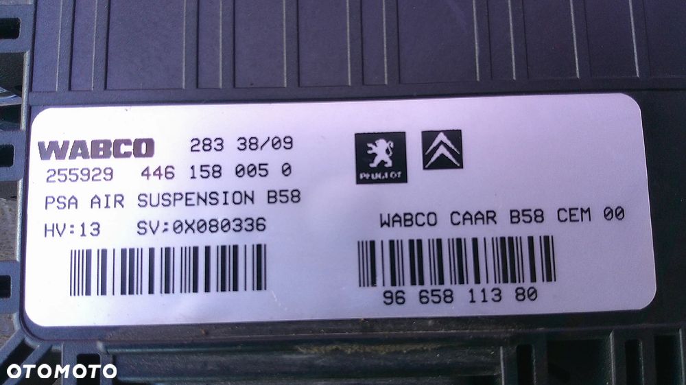 CITROEN C4 GRAND PICASSO STEROWNIK ZAWIESZENIA 9665811380 MODUŁ - 2