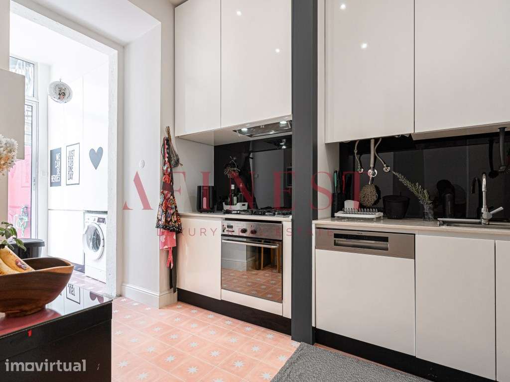 APARTAMENTO T2 AMOREIRAS Marquês de Pombal: T2 renovado com terraço... - Grande imagem: 3/20