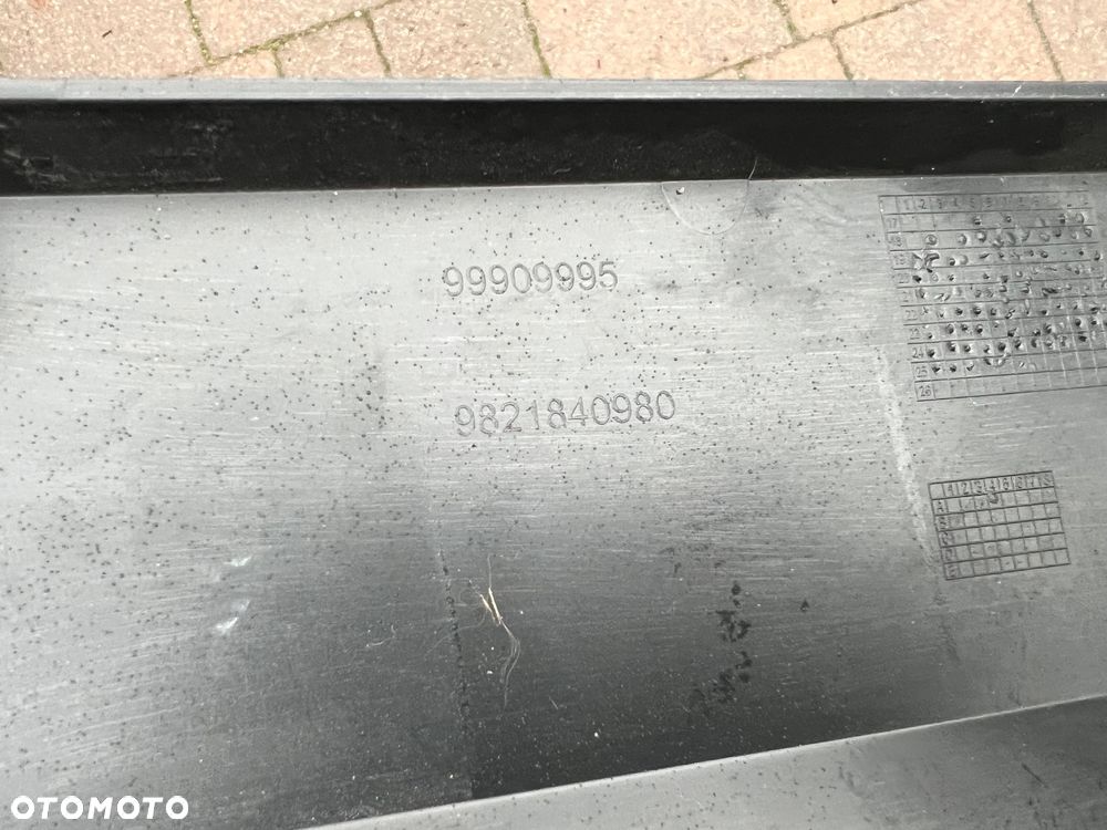 Toyota ProAce City OPEL COMBO E WLOT POWIETRZA PASA PRZEDNIEGO 9821840980 - 2