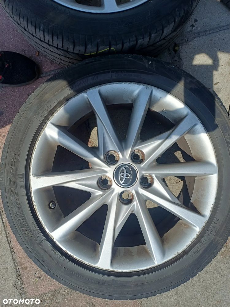 Koła 17'' 5x114,3 ET 30 LEXUS,TOYOTA z oponami letnimi - 5